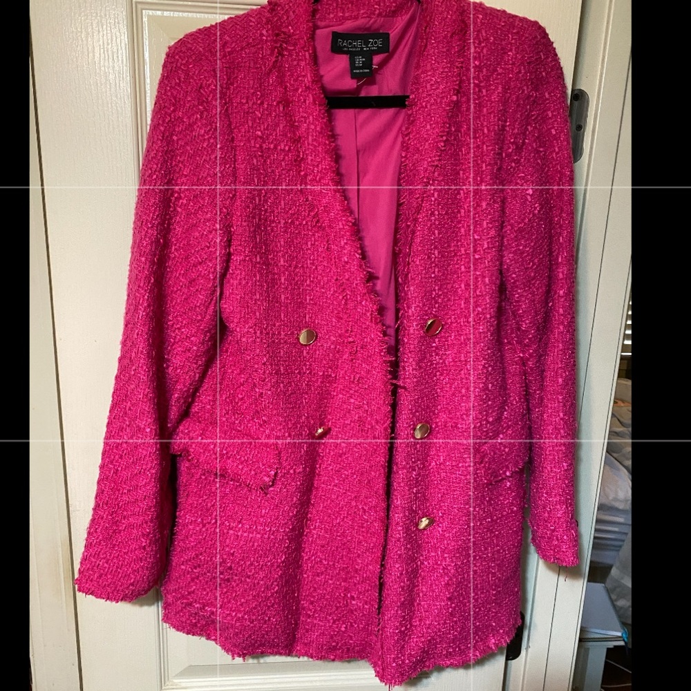 Hot Pink Rachel Zoe Jacket M